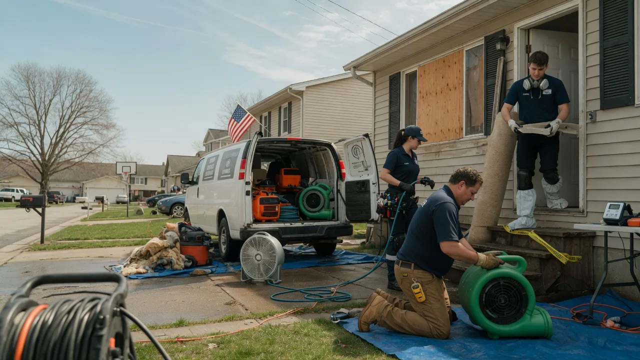 Water Damage Restoration in Louisburg, KS near me